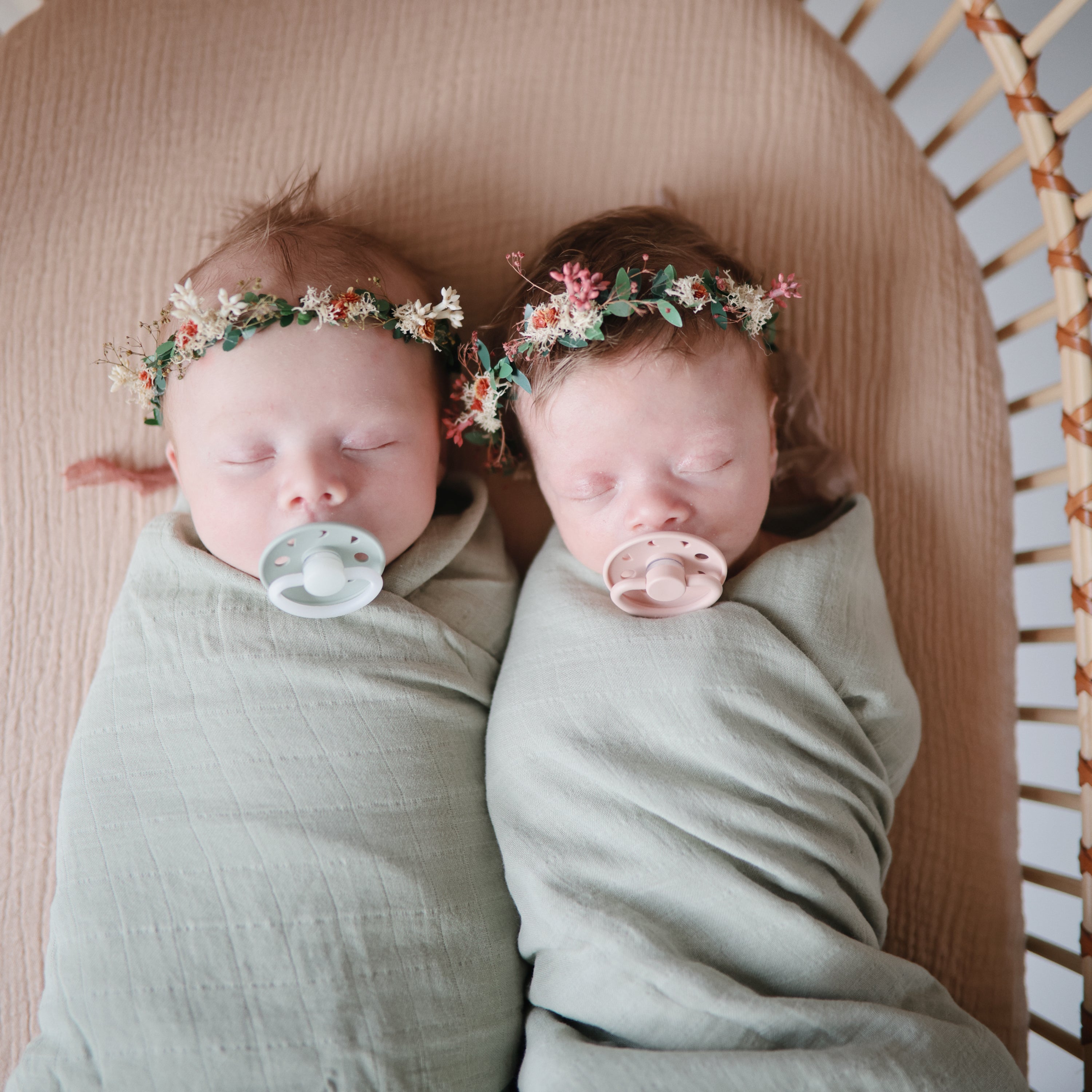 Image of Organic Cotton Muslin Swaddle Blanket